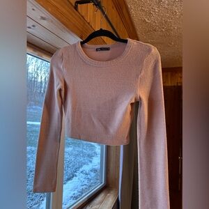 Pink Zara sweater